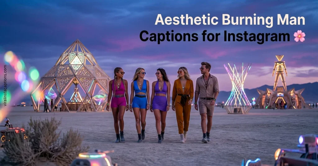 Aesthetic Burning Man Captions for Instagram