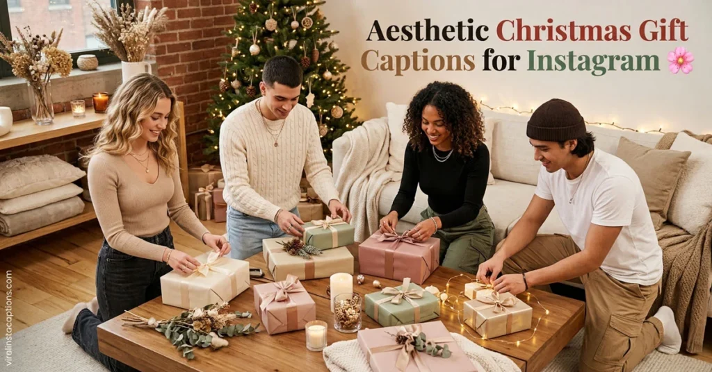 Aesthetic Christmas Gift Captions for Instagram