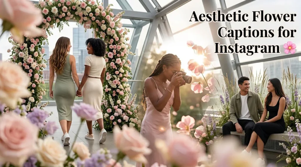 Aesthetic Flower Captions for Instagram