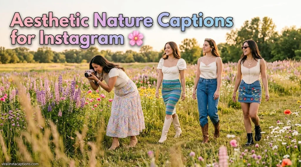 Aesthetic Nature Captions for Instagram 🌸