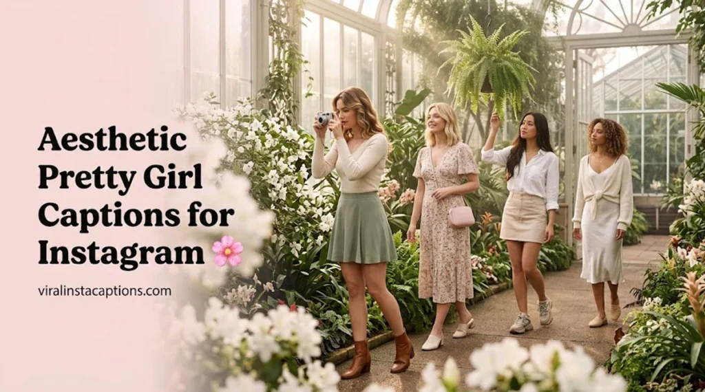 Aesthetic Pretty Girl Captions for Instagram