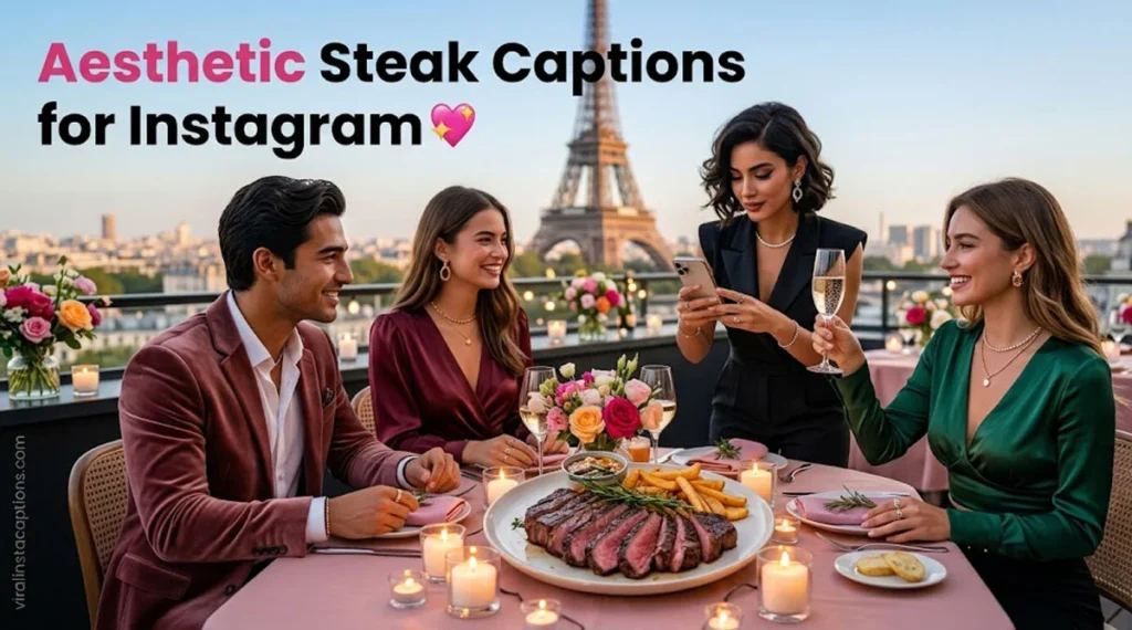 Aesthetic Steak Captions for Instagram