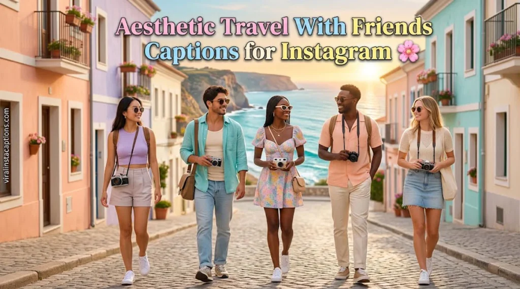 Aesthetic Travel With Friends Captions for Instagram 🌸