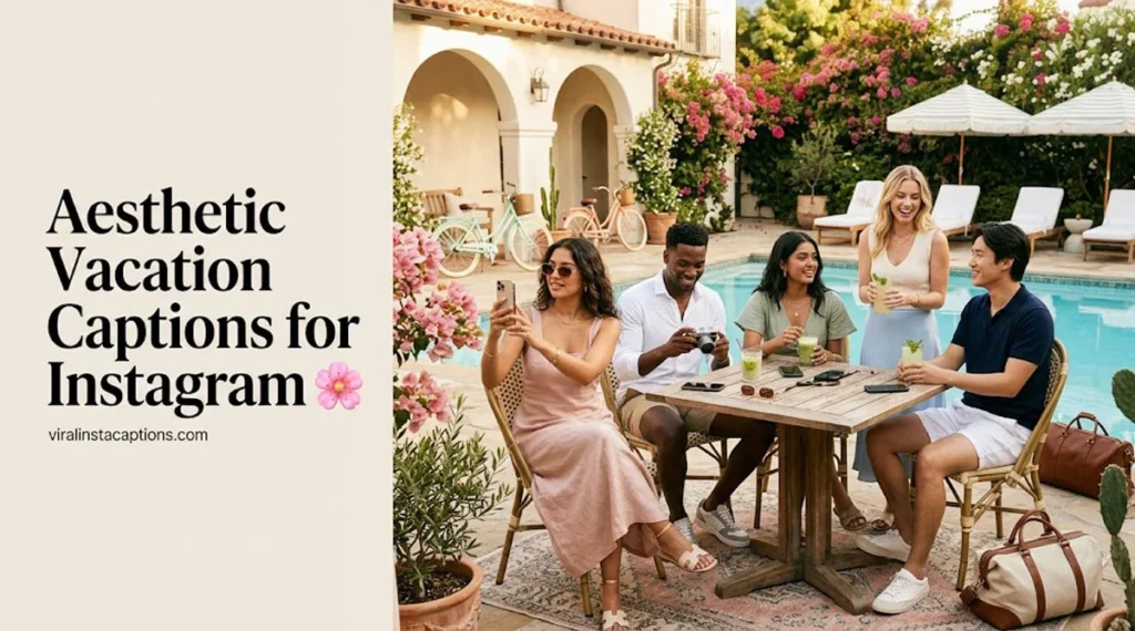 Aesthetic Vacation Captions for Instagram 🌸