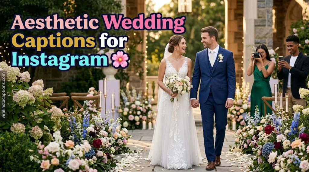 Aesthetic Wedding Captions for Instagram