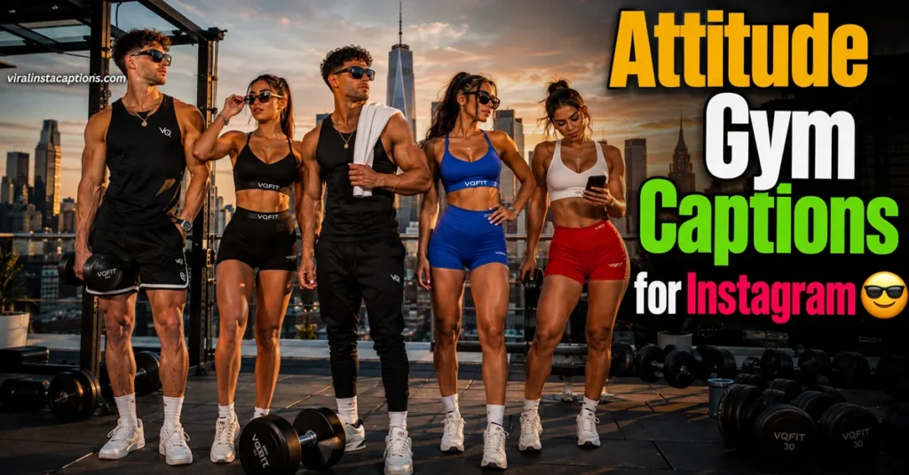 Attitude Gym Captions for Instagram