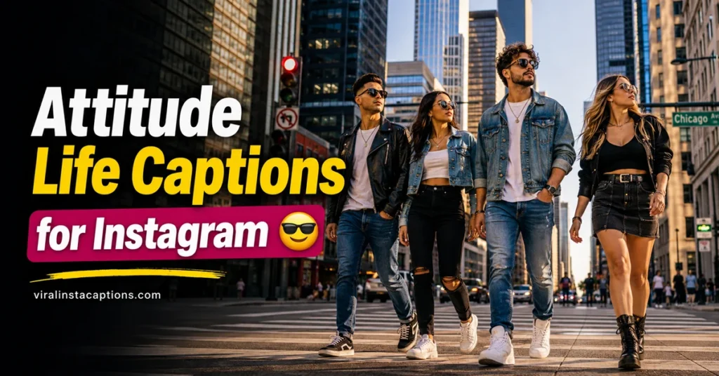 Attitude Life Captions for Instagram