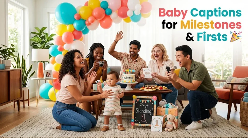 Baby Captions for Milestones & Firsts