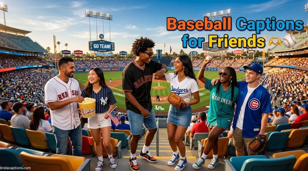 Baseball Captions for Friends 🫶⚾