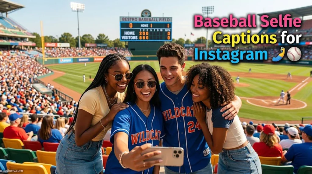 Baseball Selfie Captions for Instagram 🤳⚾