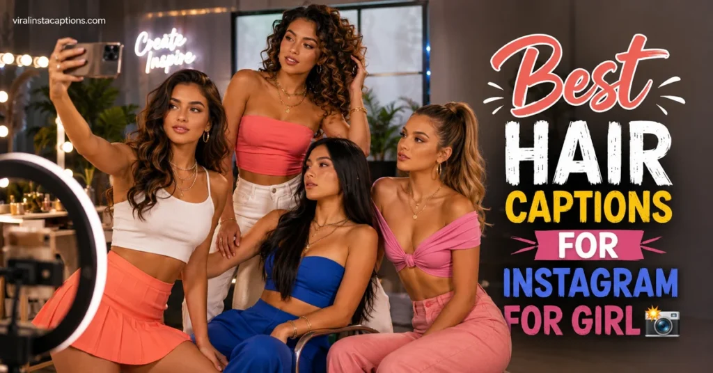 Best Hair Captions for Instagram for Girl