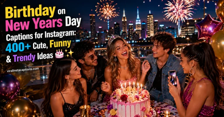 Birthday On New Years Day Captions for Instagram