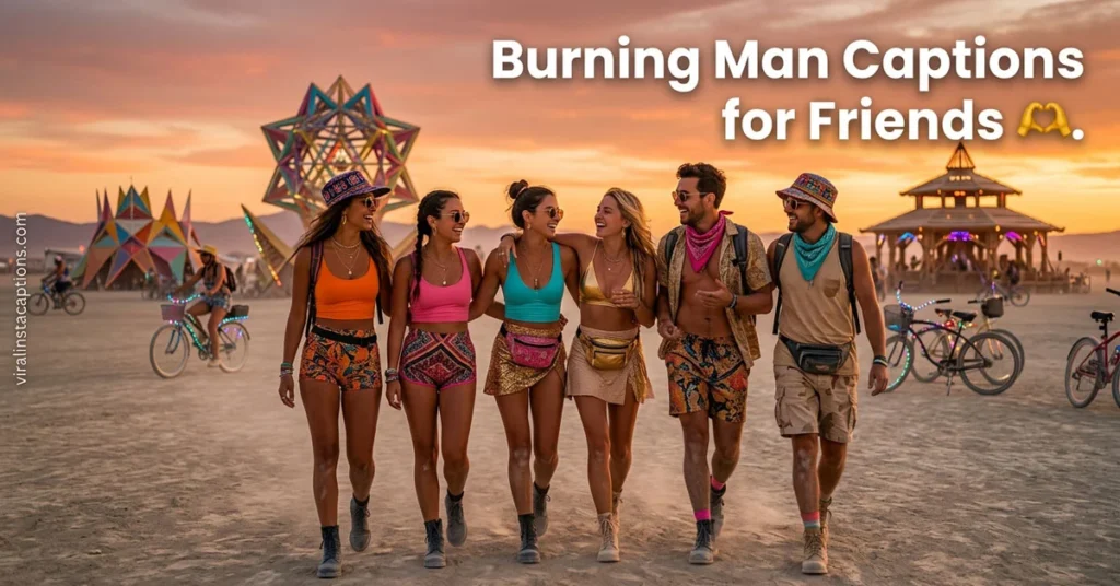 Burning Man Captions for Friends 🫶