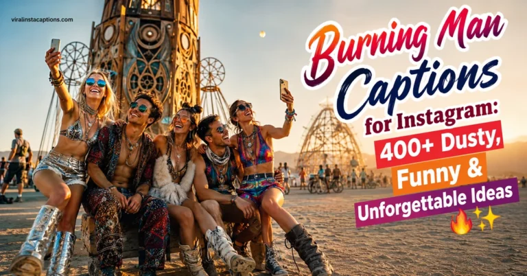 Burning Man Captions for Instagram