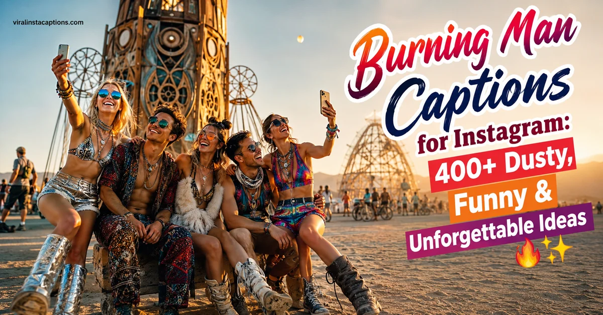 Burning Man Captions for Instagram