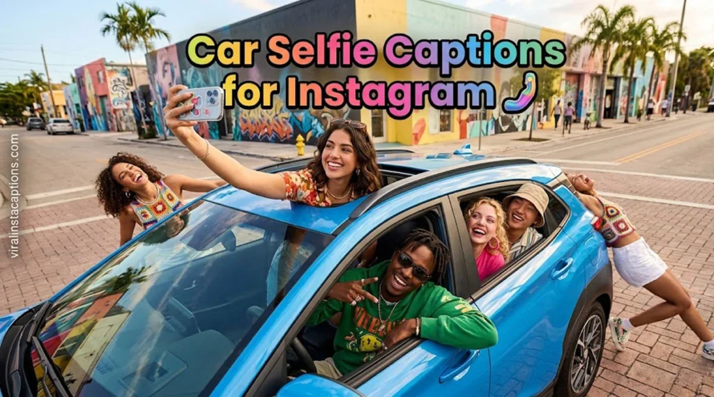 Car Selfie Captions for Instagram