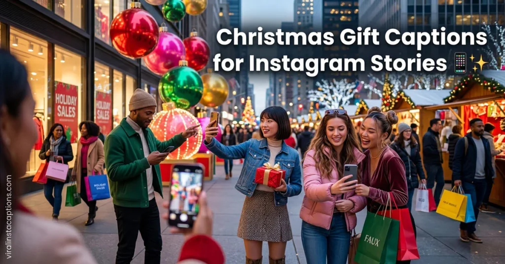 Christmas Gift Captions for Instagram Stories
