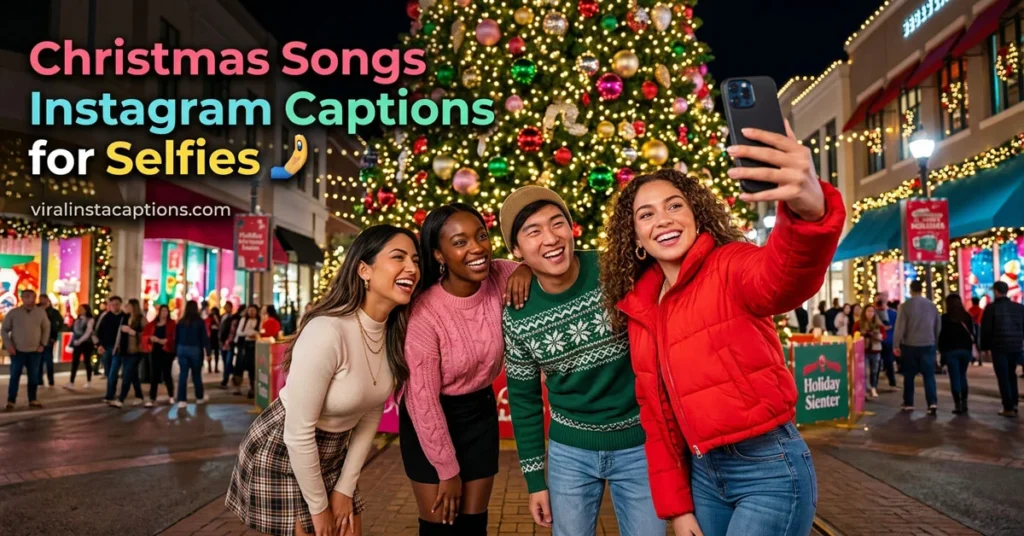 Christmas Songs Instagram Captions for Selfies