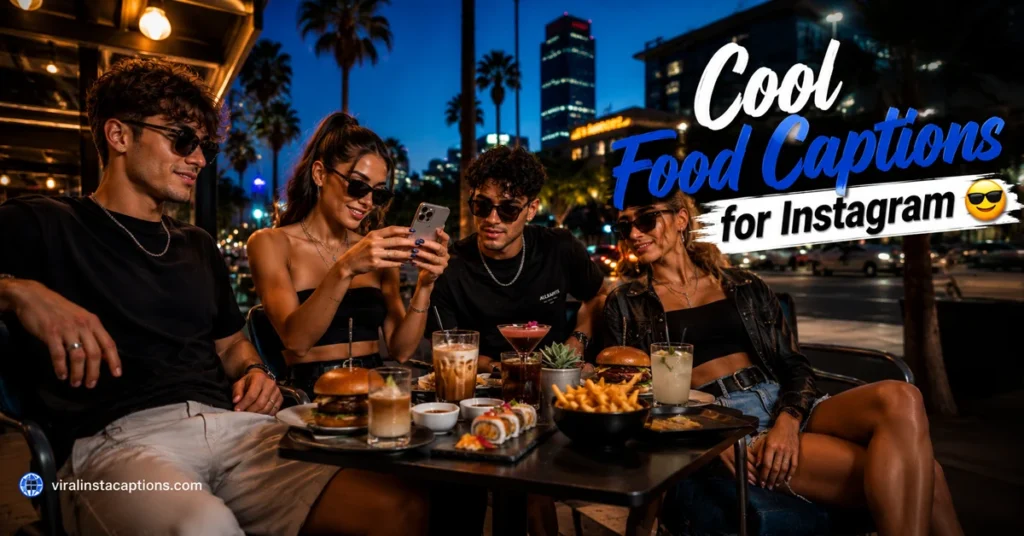 Cool Food Captions for Instagram