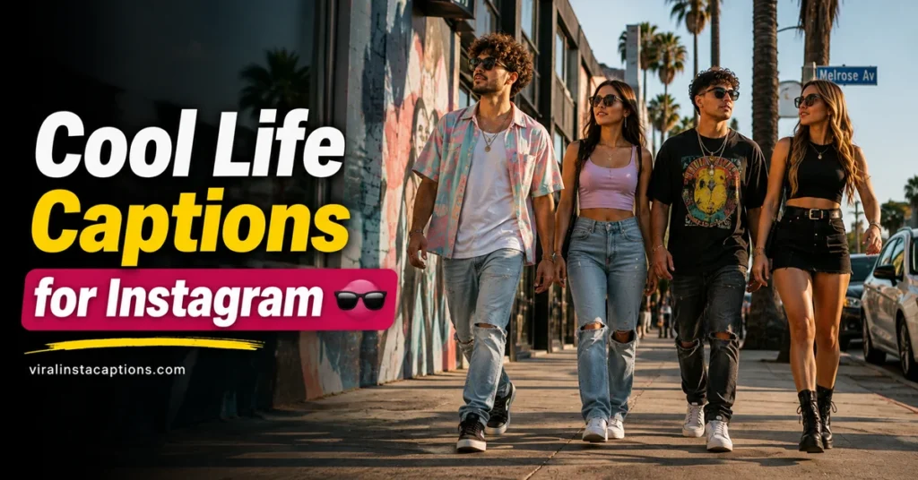 Cool Life Captions for Instagram