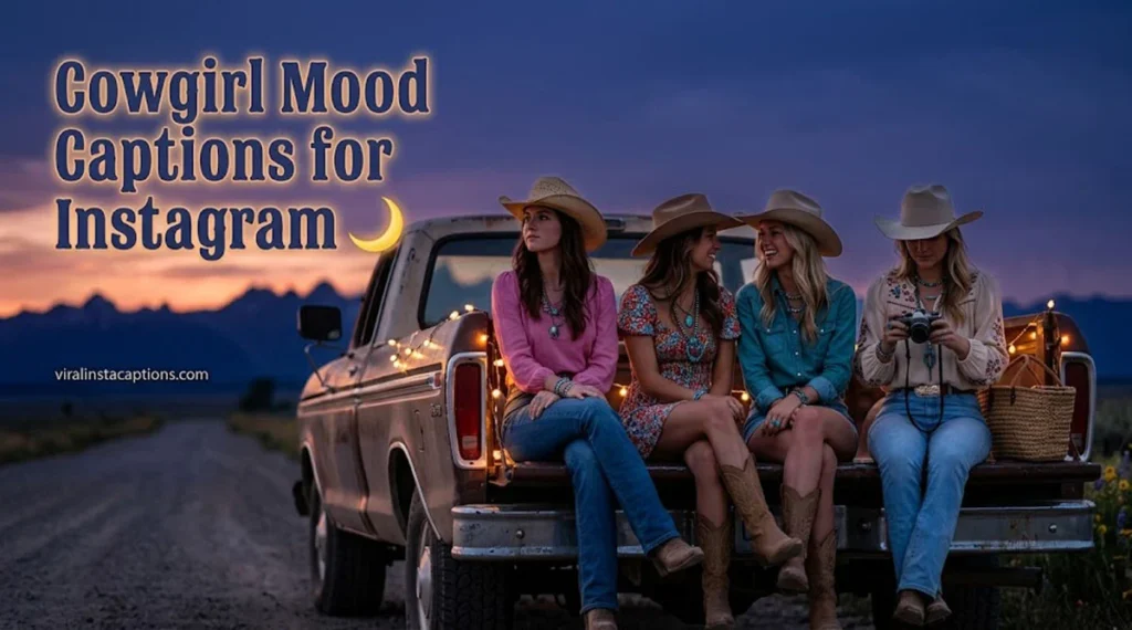 Cowgirl Mood Captions for Instagram