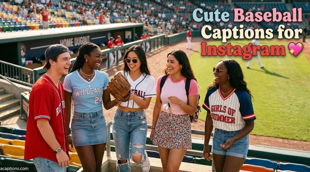 Cute Baseball Captions for Instagram 💖