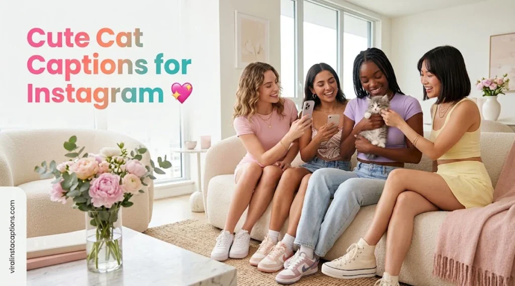 Cute Cat Captions for Instagram 💖
