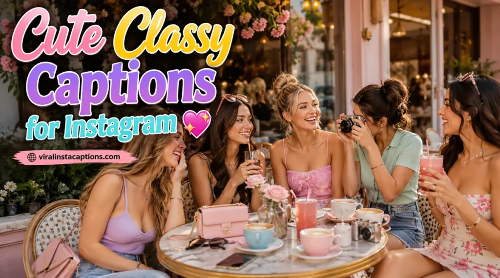 Cute Classy Captions for Instagram 💖
