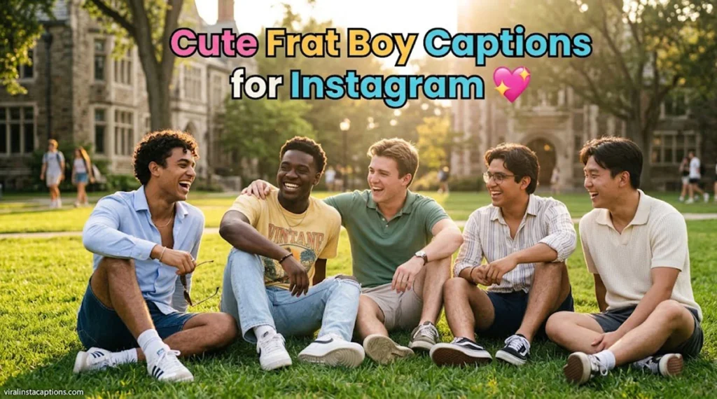 Cute Frat Boy Captions for Instagram 💖