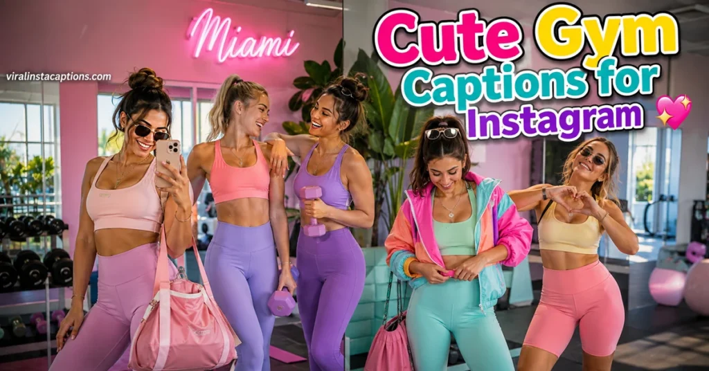Cute Gym Captions for Instagram