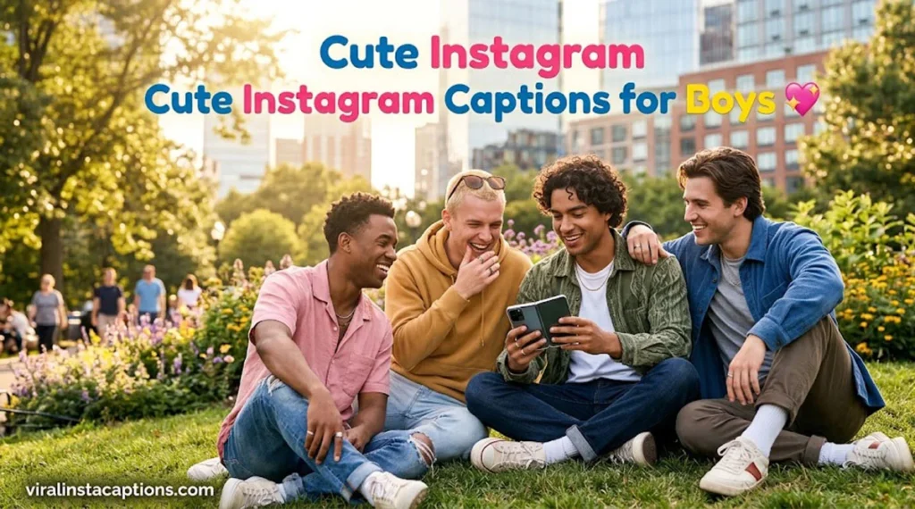 Cute Instagram Captions for Boys