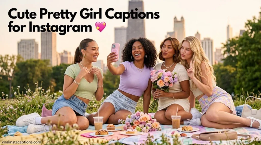 Cute Pretty Girl Captions for Instagram