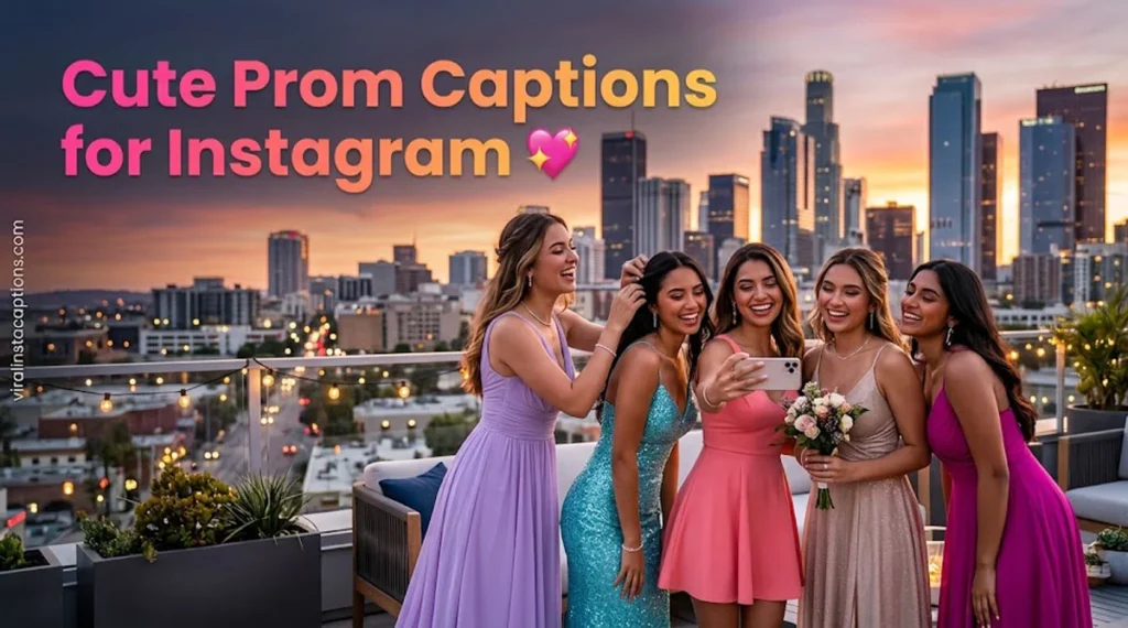 Cute Prom Captions for Intagram
