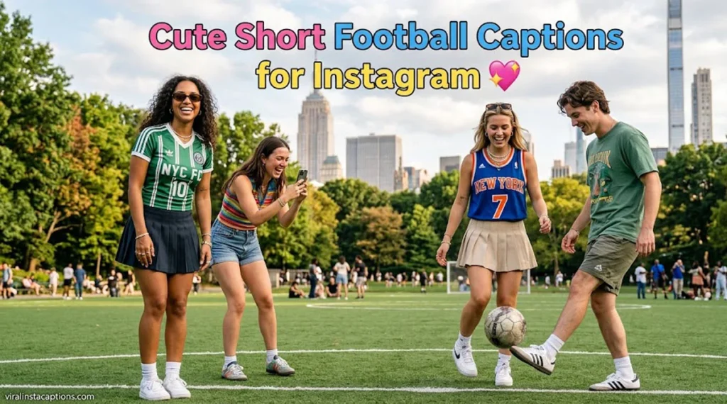 Cute Short Football Captions for Instagram