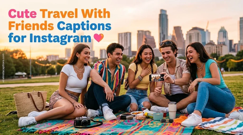 Cute Travel With Friends Captions for Instagram 💖