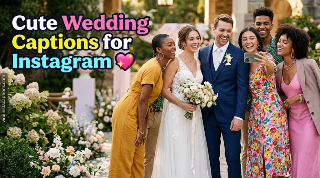 Cute Wedding Captions for Instagram