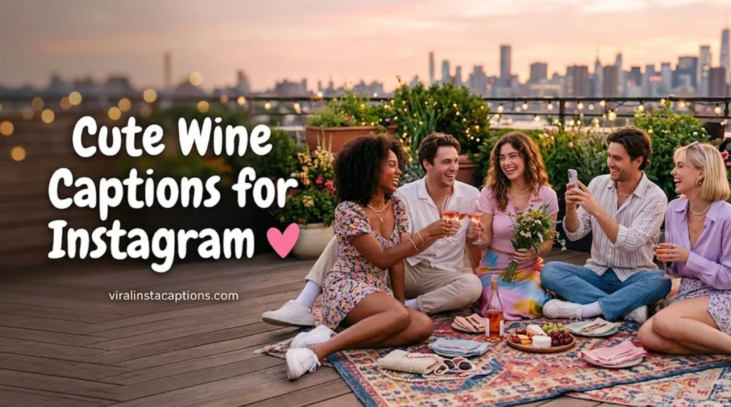 Cute Wine Captions for Instagram