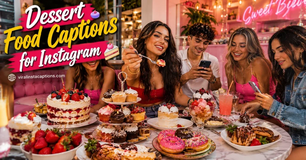 Dessert Food Captions for Instagram