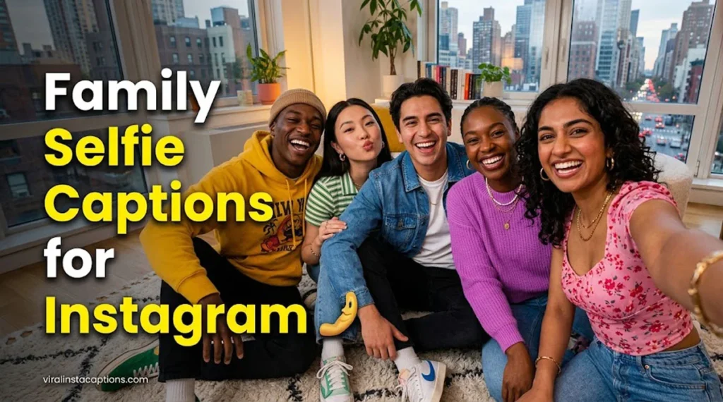Family Selfie Captions for Instagram
