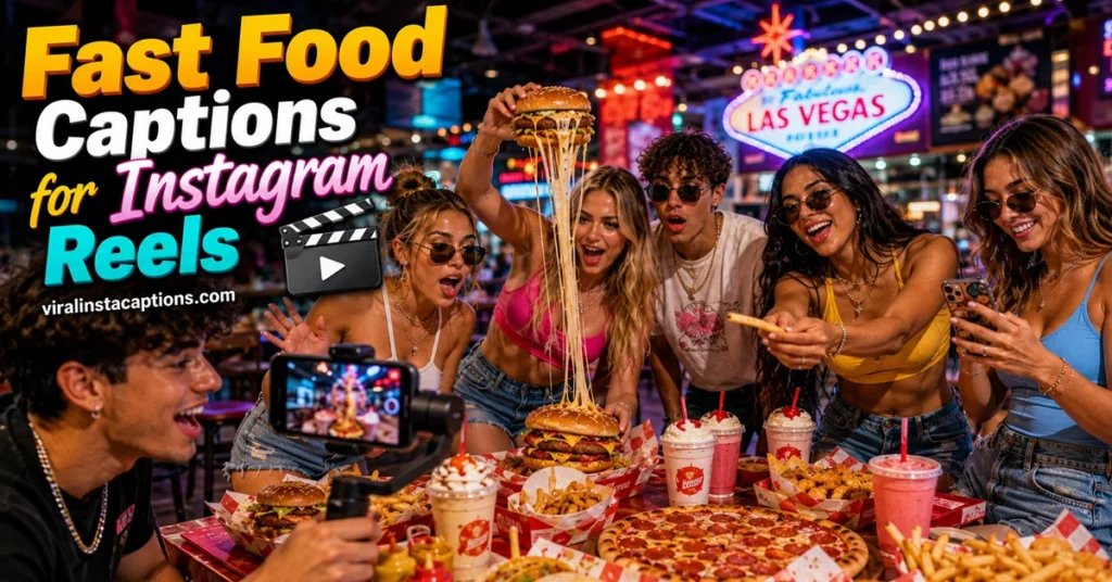 Fast Food Captions for Instagram Reels