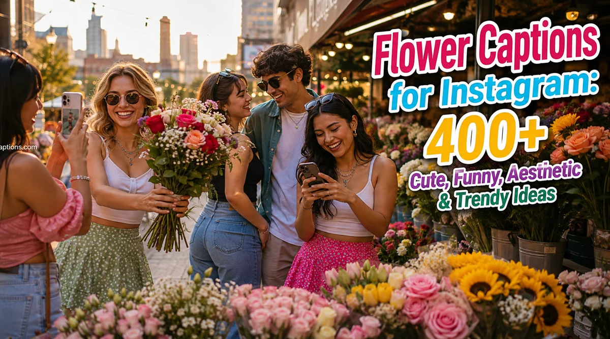 Flower Captions for Instagram