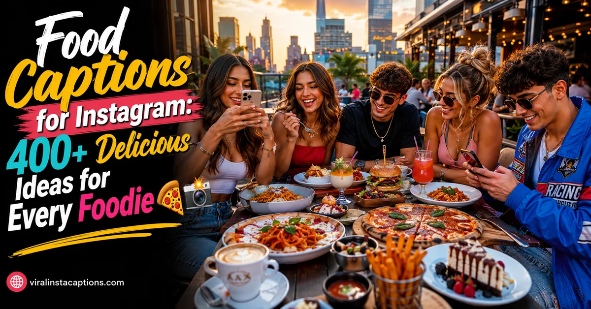 Food Captions for Instagram