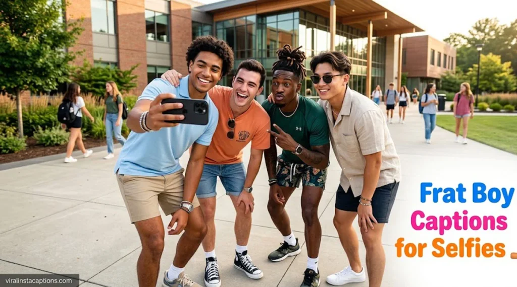 Frat Boy Captions for Selfies 🤳