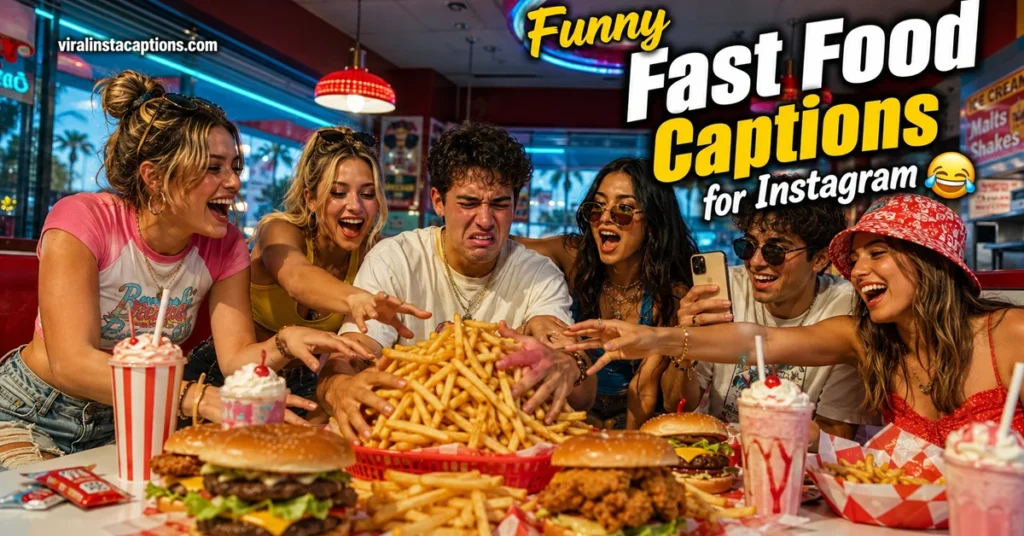 Funny Fast Food Captions for Instagram