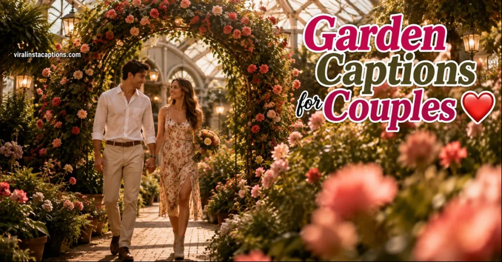 Garden Captions for Couples