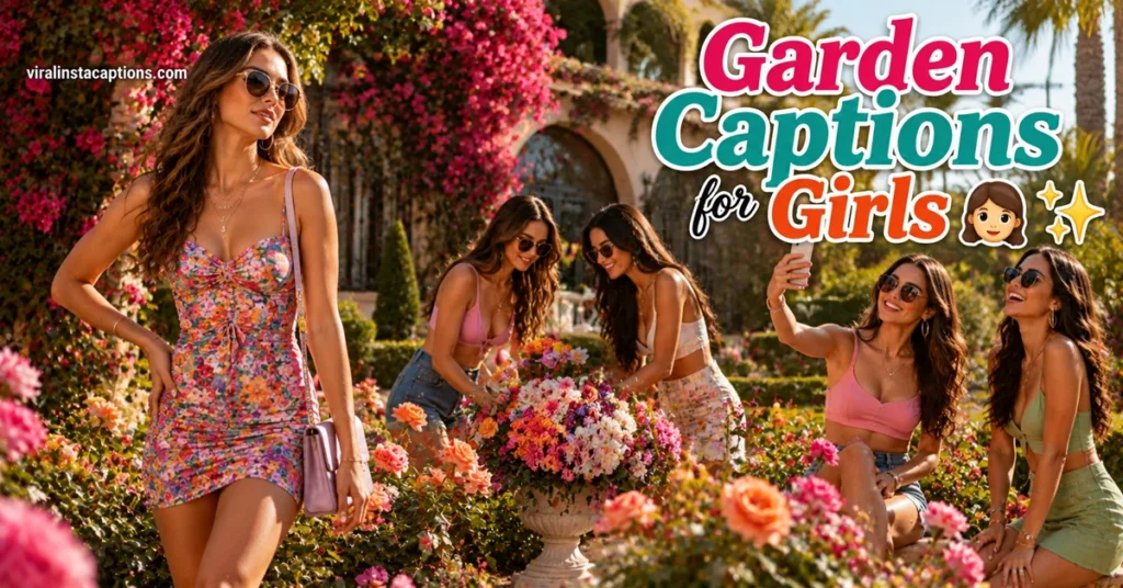Garden Captions for Girls