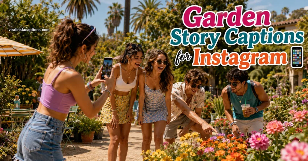 Garden Story Captions for Instagram