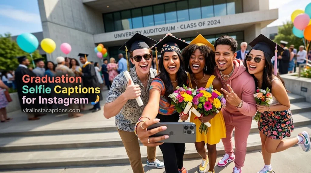 Graduation Selfie Captions for Instagram