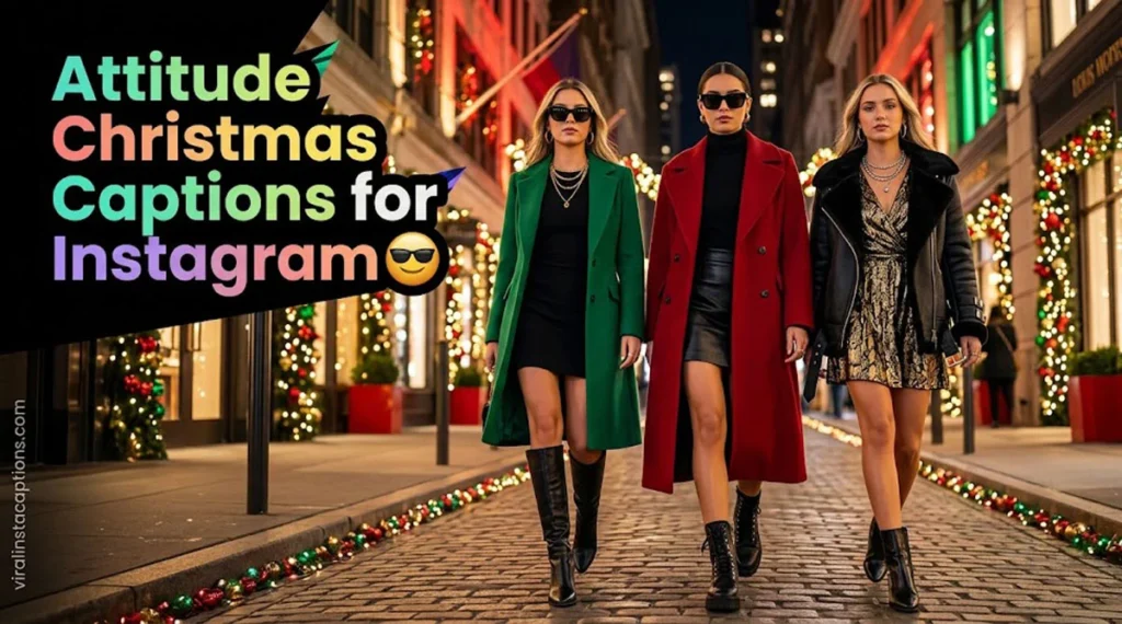 Attitude Christmas Captions for Instagram