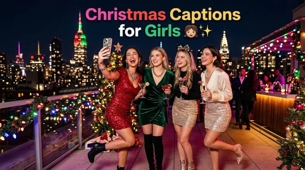 Christmas Captions for Girls